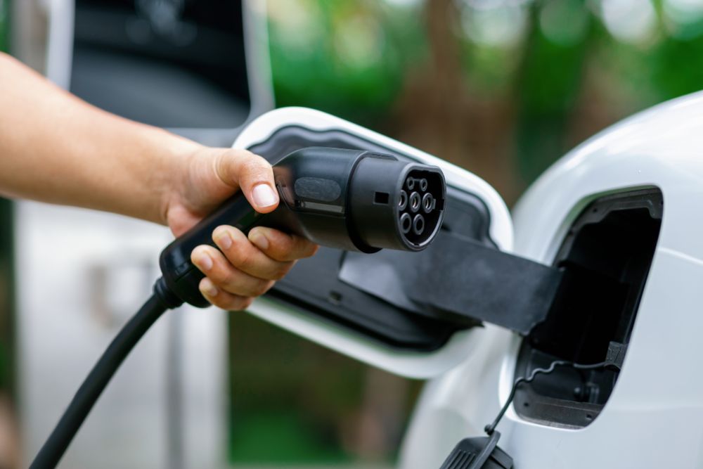 EV charging points are on the rise